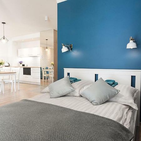Blue Apartment In Vibrant Heart Of Gdynia Luaran gambar