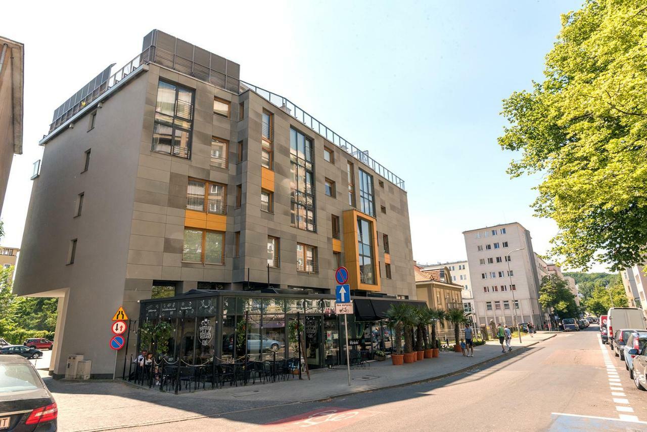 Blue Apartment In Vibrant Heart Of Gdynia Luaran gambar
